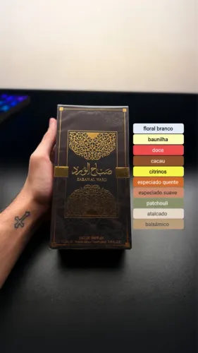 Perfume Árabe Sabah Al Ward Lattafa / Al Wataniah - Original Lacrado + Brinde