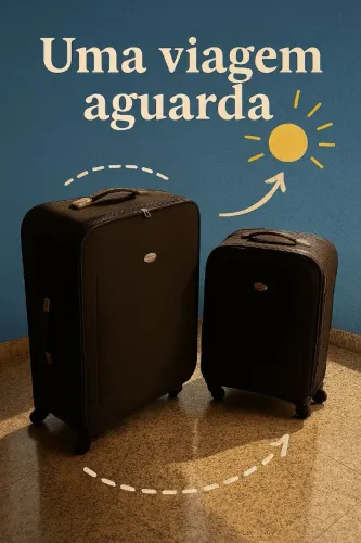 MALAS LANSAY VIAJANTES  - Grande e Média - Já rodaram o mundo!