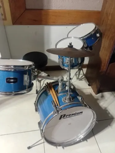 Bateria Premium Júnior Azul