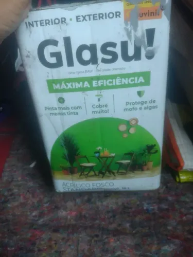 Galão de tinta acrílico fosco standard 