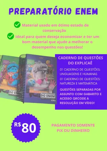 02 Cadernos de Questões ENEM Explicaê