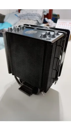 Air Cooler Cooler Master Hyper 212 Black Edition LGA 1700, AMD/Intel, 120mm, Preto - USADO