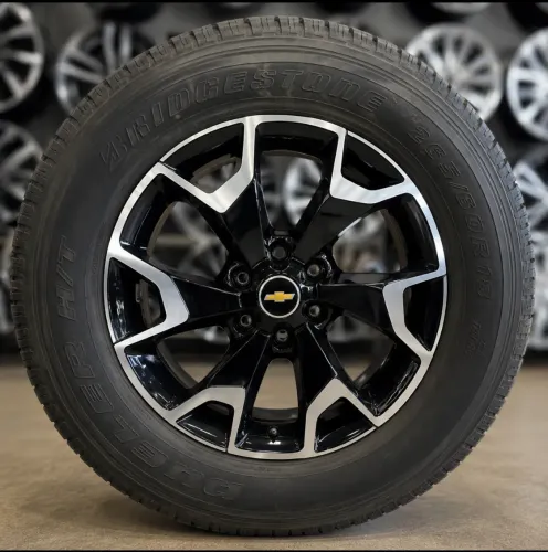 Rodas aro 18 gm chevrolet novas + pneus Bridgestone 90%