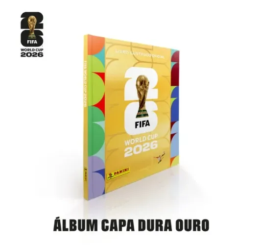 Álbum Capa Dura Ouro- FIFA WORLD CUP 2026
