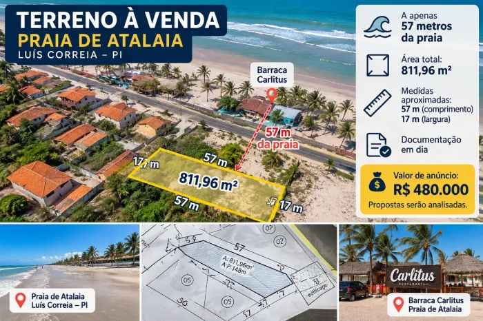  ? TERRENO À VENDA - PRAIA DE ATALAIA | LUÍS CORREIA PI