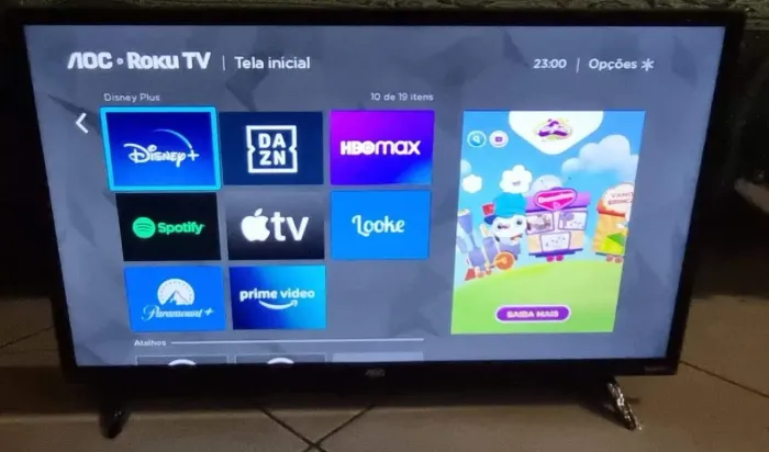 TV AOC roku 32 polegadas 