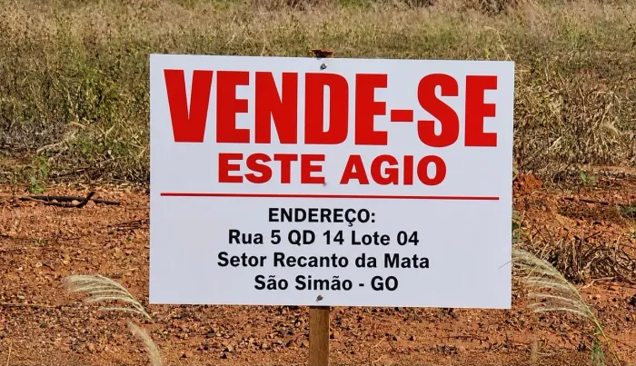 Lote 350m² no Residencial Recanto da Mata em São Simão-GO | R$ 72 mil