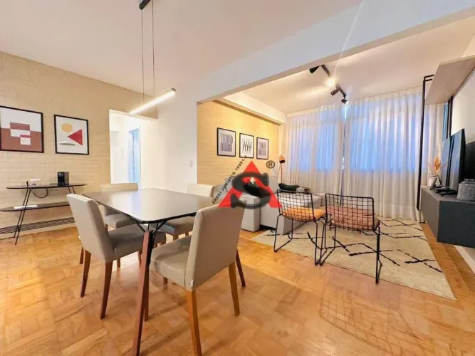 Apartamento Mobiliado com 2 dormitórios para alugar, 90 m² por R$ 9.000/mês - Jardim Pauli
