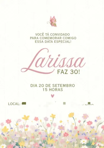 Convite simples e interativos 