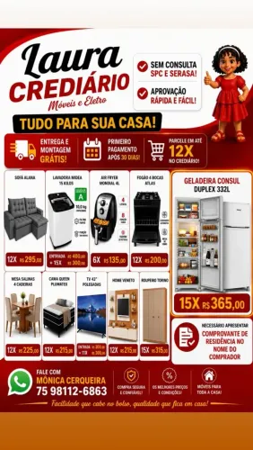 Móveis é Eletro No Crediario
