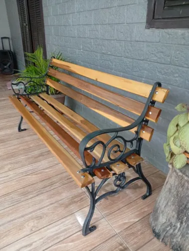 Banco de jardim e praça tamanho 1,50 metros 