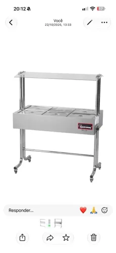 Buffet da Marca Gastromaq do Grupo G.Paniz Inox Modelo 2025