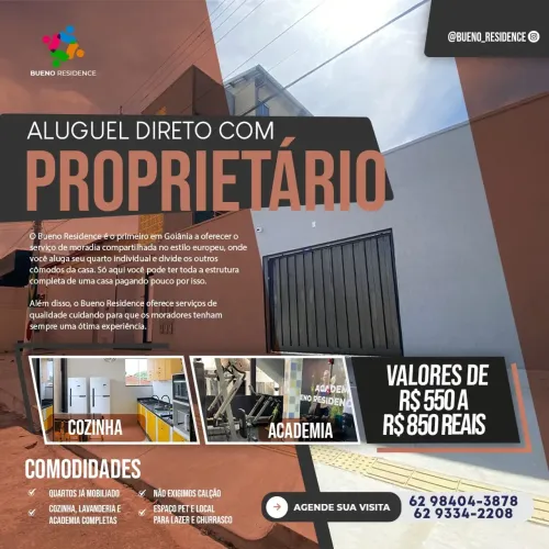 Locação direta com Proprietário sem muita burocracia.