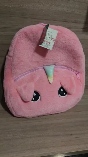 Mochila Unicórnio Pelúcia