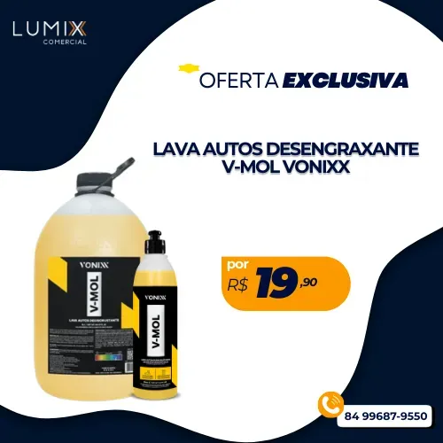 LAVA AUTOS DESENGRAXANTE V-MOL VONIXX