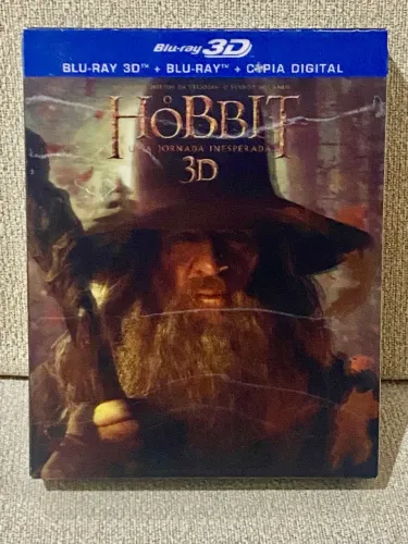 Blu-ray 3D + 2D do filme O Hobbit: Uma Jornada Inesperada