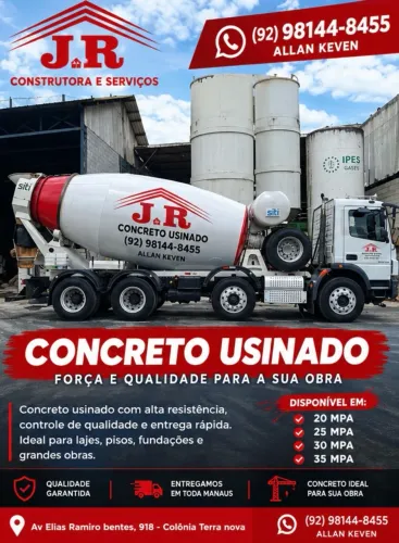 CONCRETO USINADO 20 MPA 25 30 35