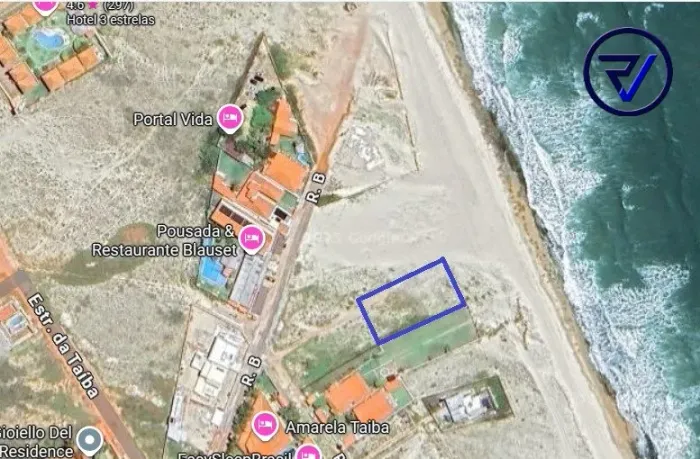 Terreno Premium, frente Mar, na praia da Taíba
