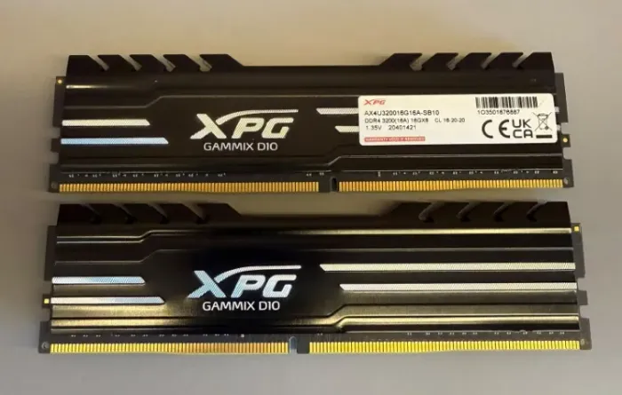 MEMORIAS XPG 32GB 3600 MHZ (2X16)