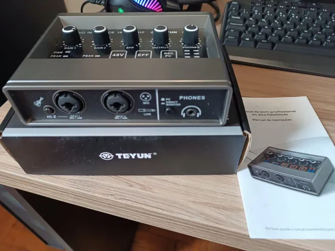 INTERFACE DE ÁUDIO TEYUN Q-16