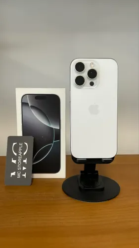 iPhone 16 Pro 128GB - 89% Branco - Seminovo