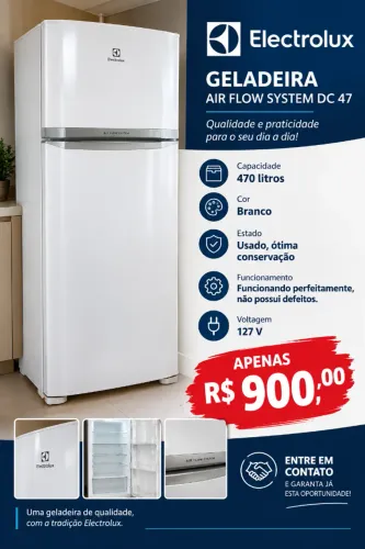 Geladeira Electrolux Air Flow System DC 47