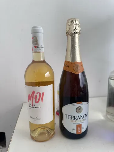 Vendi espumante e vinho