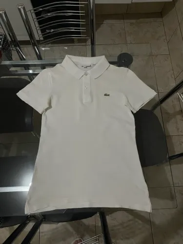 Polo Lacoste Masculina Slim Fit Classic Branca