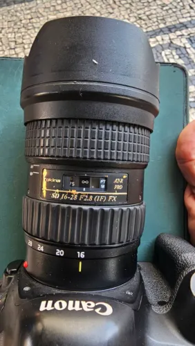 Lente canon/Tokina 16-28 EF 2.8 full frame