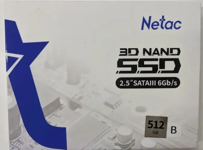 SSD NETAC 512 GB SATA3 LACRADO