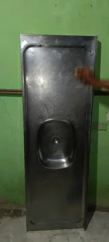 BALCÃO INOX 1,60 COM FORRO