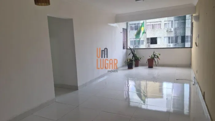 Apartamento para locação, 150 m², 3 quartos e vista para a Baía em plena Av. Nazaré, no Ed