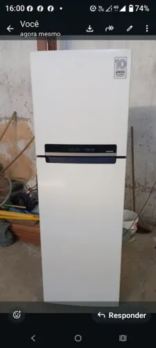 VENDO GELADEIRA MIDEA FROST FREE BRANCA COM PAINEL TOUC E TURBO FREEZER 425 LITROS 110 V