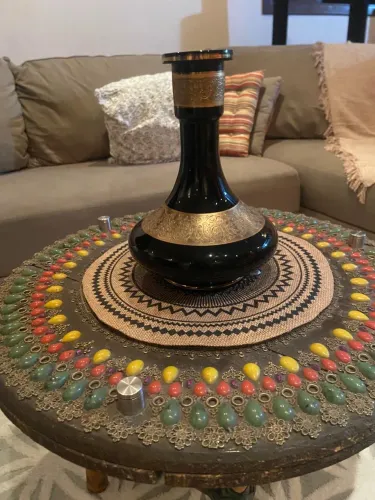 Vaso de Vidro Premium Estilo Arabe