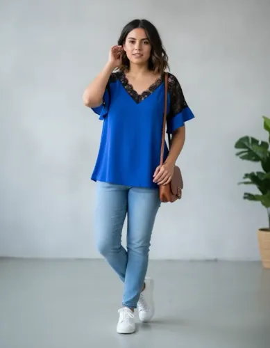 Blusa feminina Shein Curve