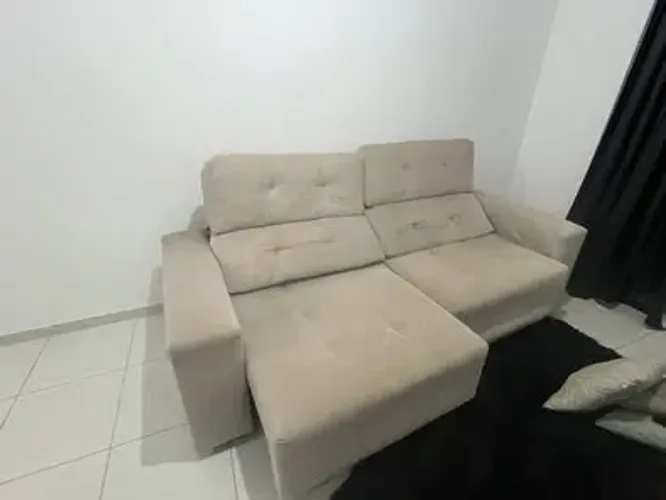Sofá impermeavel, com 2 assentos e retrátil, aceito cartão (tem o juros da maquininha)