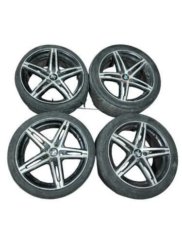 Jogo de Roda Liga Leve Aro 17 4x108 Peugeot Citroen Ford Precisa de Reparo Roda Liga Leve 
