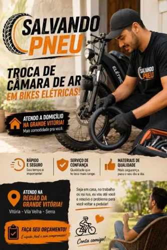 Troca camara de ar