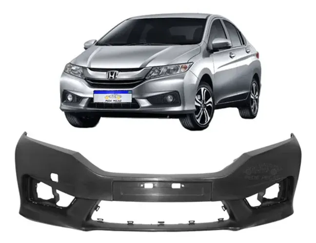 Parachoque Dianteiro Honda City 2015 2016 2017 Novo Preto