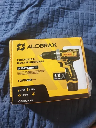 Furadeira E Parafusadeira A Bateria Alobrax 12V Max OBRA-XXX ? Nova Na Caixa