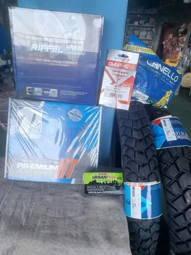 Pneus e peças da bros, crosser e xre 190