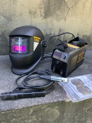 Máquina de solda Lynus 165 + máscara automático