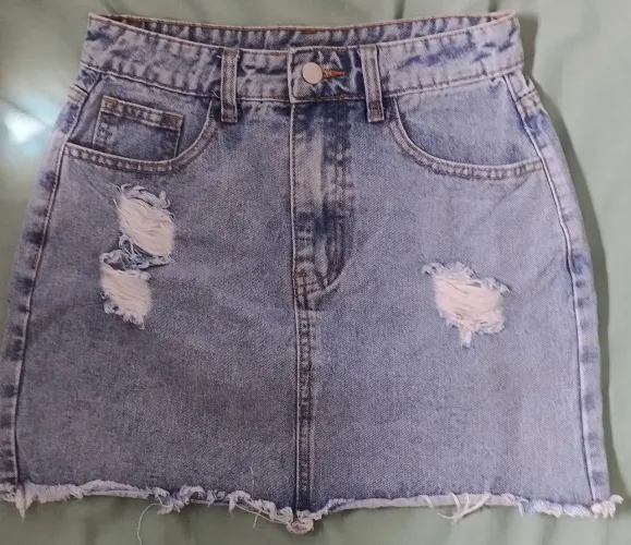 Saia jeans