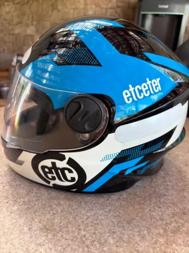 Capacete kids infantil azul