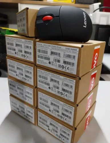 Lote com 223 unidades de mouse sem fio Lenovo (novo)