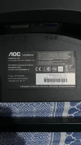 Monitor AOC F22