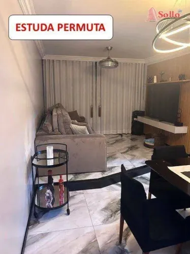 CONDOMÍNIO VILLE DE FRANCE Excelente Apartamento com 3 dormitórios à venda, 83 m² por R$ 6