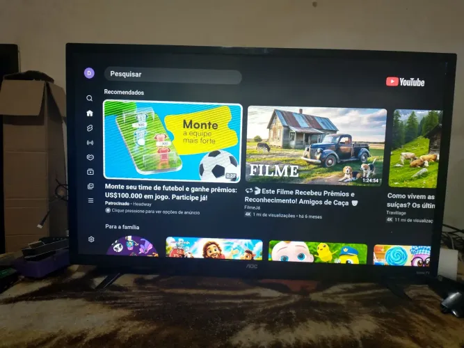 Tv AOC Roku 32 polegadas