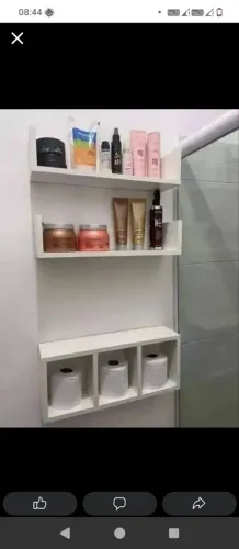 Kit banheiro multiuso novo MDF entrega e instalação gratuita