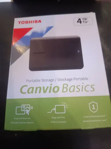 HD externo 4tb toshiba canvio basics